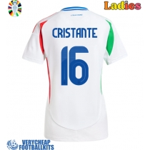 Italy Bryan Cristante #16 Replica Away Shirt Ladies Euro 2024 Short Sleeve